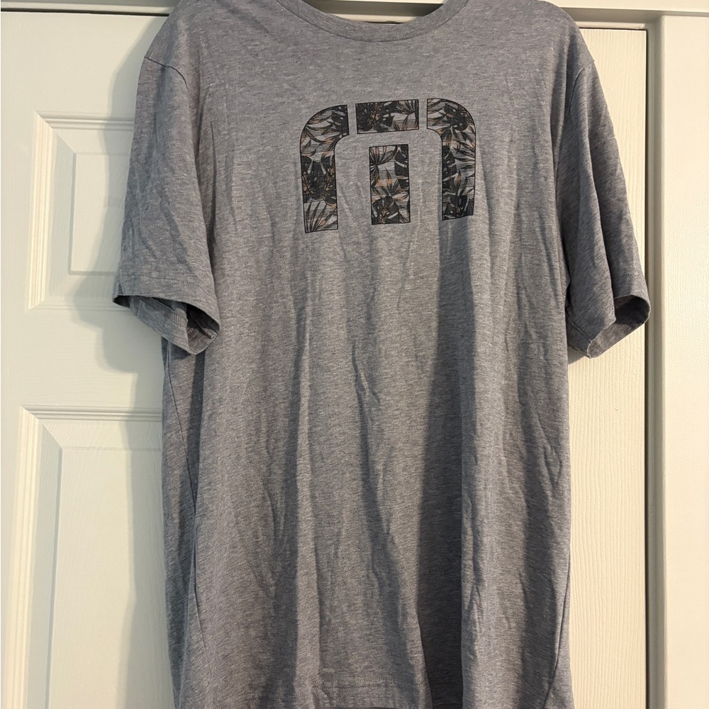 Travis Mathew Gray Logo Men's T-Shirt